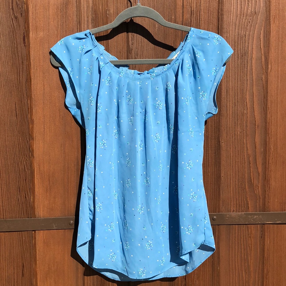 Light blue blouse